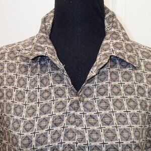 Men's Untied Size Large Mens Button Down Casual Shirt